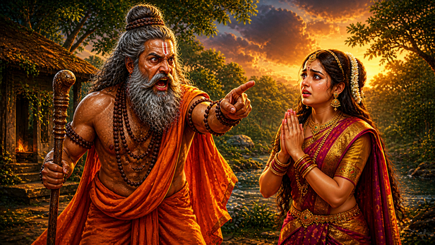 Kandali and Durvasa Scene
