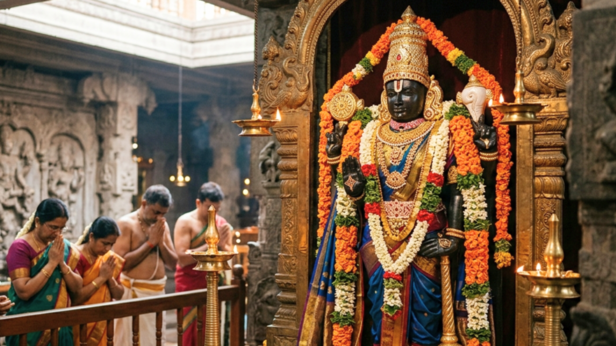 Lord Vishnu (Image Credit: AI)