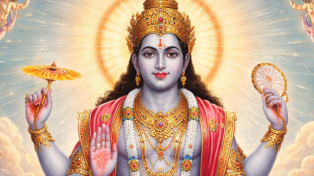 Lord Narayana (Image Credit: AI)