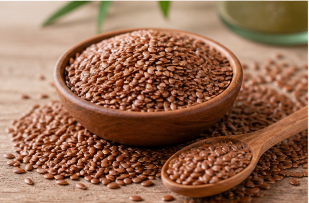 Flax Seeds     (Image Credit:Chatgpt Ai)