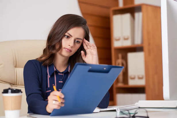 Person Worried About Health Reports