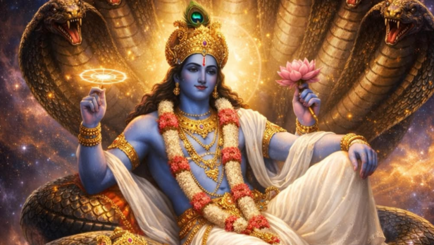 Lord Vishnu (Image Credit: AI)