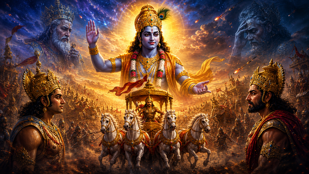 he Silent Strategist Krishna