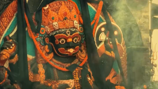 Kaal Bhairab, a Hindu shrine located in Kathmandu | Instagram - @_bijay_karki_