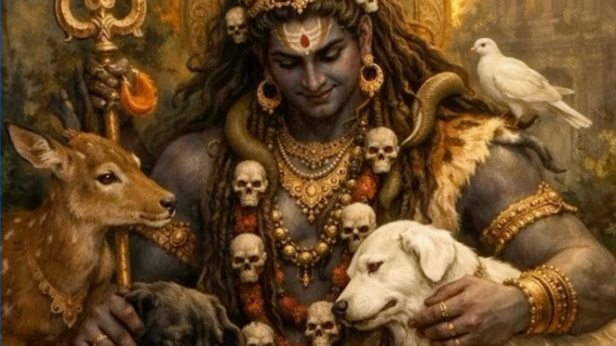 Bhairava with Animals | Instagram - @gooddot