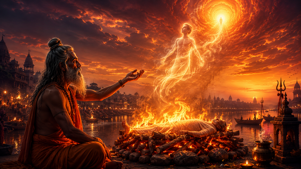 Traditional Hindu Cremation Ritual