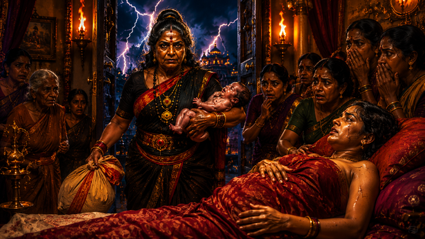 Periyachi Arriving as a Midwife