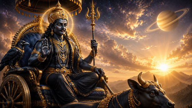 Shani Dev (Image Credit: AI)