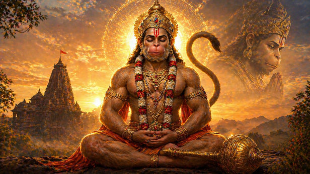 Lord Anjaneya (Image Credit: AI)