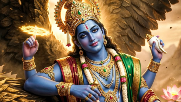 Lord Vishnu (Image Credit: AI)