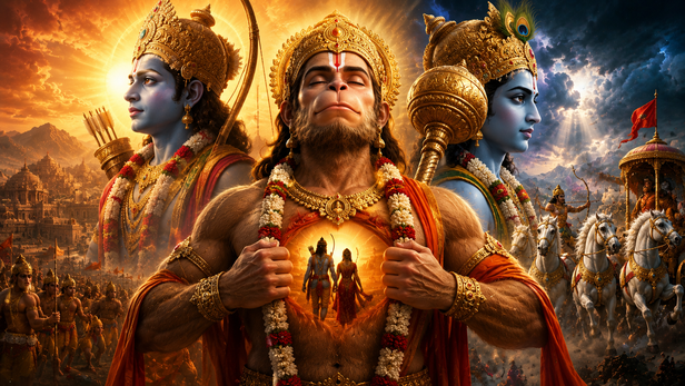 Lord Hanuman (Image Credit: AI)