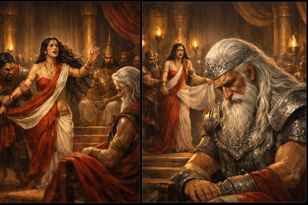 The Silence That Echoed Across Kurukshetra (Image Credit: AI)