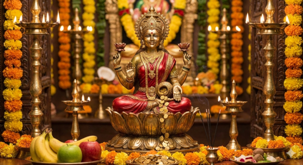 Goddess Lakshmi (Image Credit: AI)