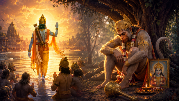 Hanuman’s Immortality Symbolizes Eternal Devotion (Image Credit: AI)