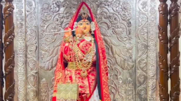 Idol at Nidhivan, Vrindavan | Instagram - @nidhivan_temple