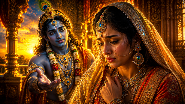 Rukmini once felt disturbed hearing Krishna