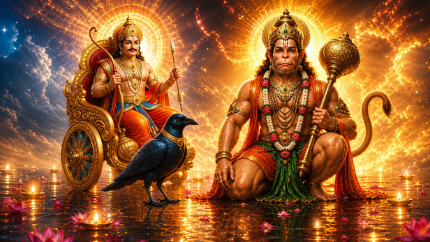 Devotees Offering Oil To Hanuman Ji On Saturday
