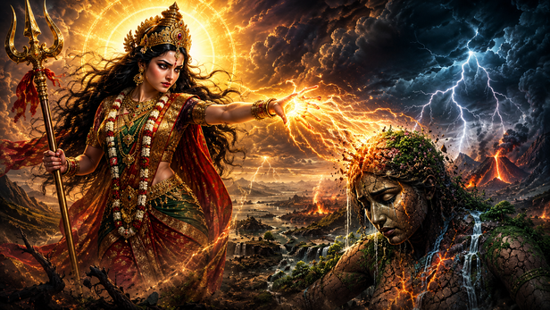 Maa Parvati curse the Earth