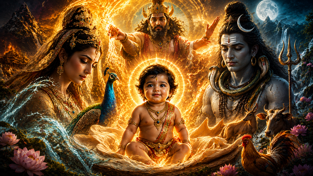 Divine Birth Of Kartikeya Ji