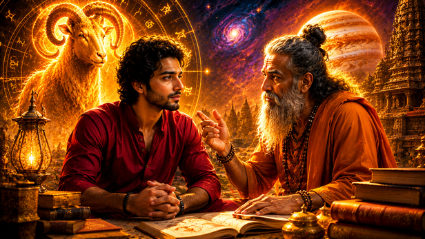 Aries Native Receiving Guidance From Mentor