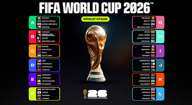 X/@FIFAWorldCup | The 2026 FIFA World Cup kicks off on June 11.