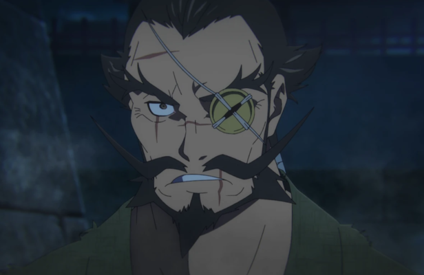 Netflix | Gantetsusai relies heavily on brute strength and aggressive swordsmanship