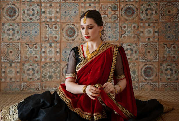 Bride Sitting Quietly After Wedding