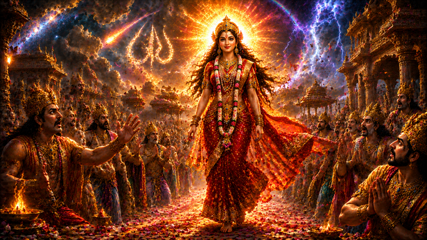 Divine Signs During Sati’s Arrival