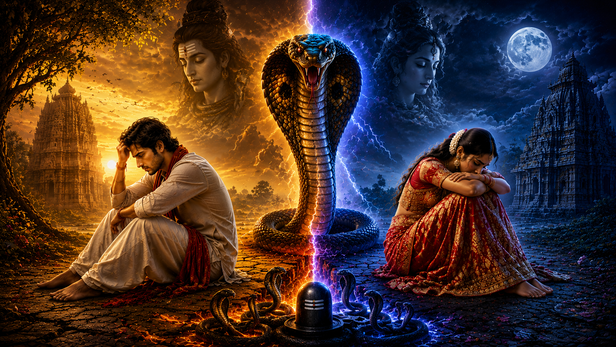 Astrological Chart Linked With Sarp Dosha