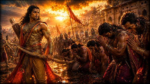 Arjuna Defeated The Kauravas Without Killing Them