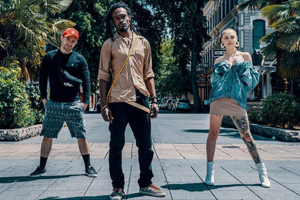 Group of young talents showcasing their fashion