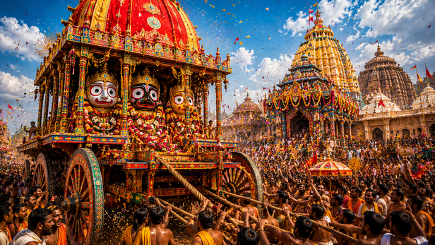 Lord Jagannath Rath Yatra Procession