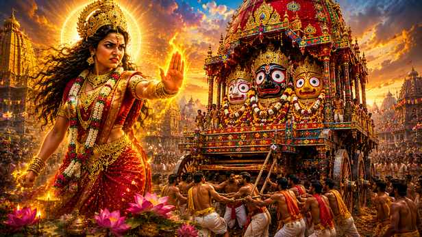 Angry Goddess Lakshmi During Rath Yatra