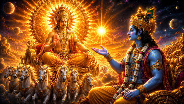 Surya Dev Receives Divine Knowledge