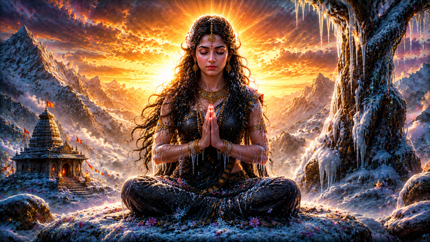 Chhaya Performing Intense Penance