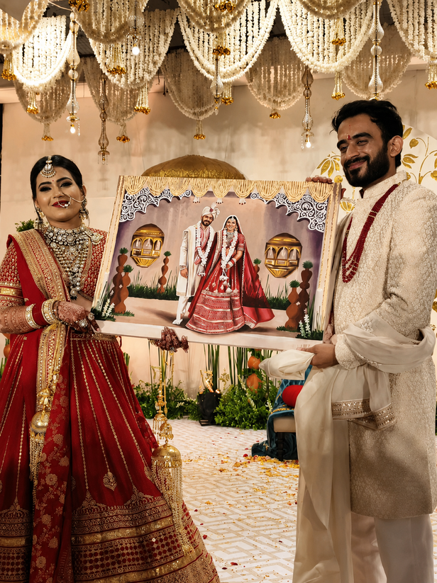 From photos to paint: Why live wedding painting is becoming India’s most emotional wedding trend