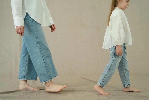 Classic White Shirt Styled With Blue Denim
