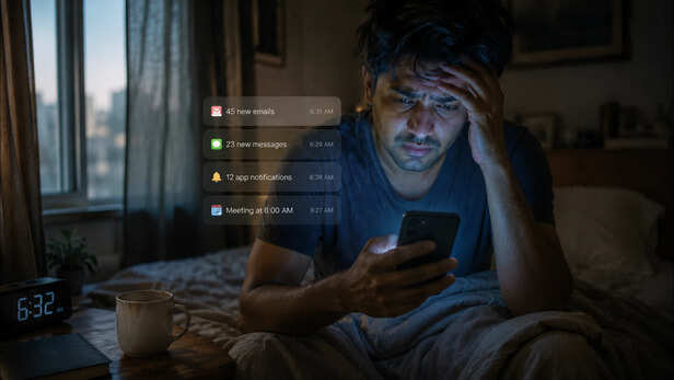 You pick up the phone and a hundred notifications are waiting for you