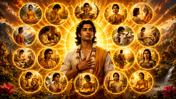 The Sixteen Divine Qualities of an Ideal Human