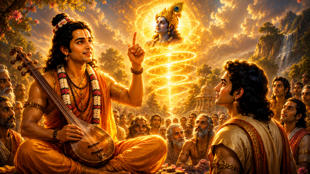 Devarishi Narad Revealing the Name