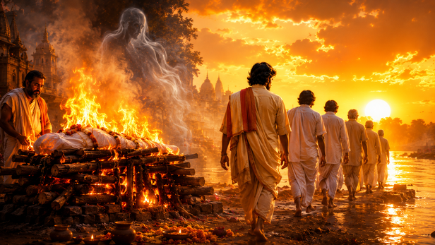 Spiritual Truth Behind Leaving the Cremation Ground
