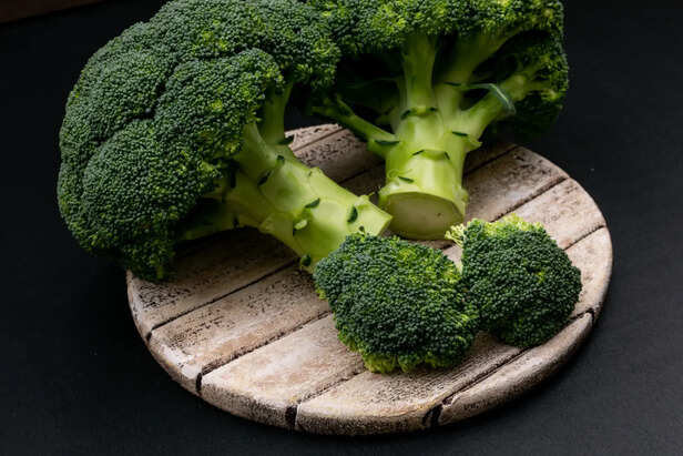 Fresh Green Broccoli Rich in Nutrients