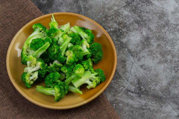 Overcooked Broccoli on a Plate