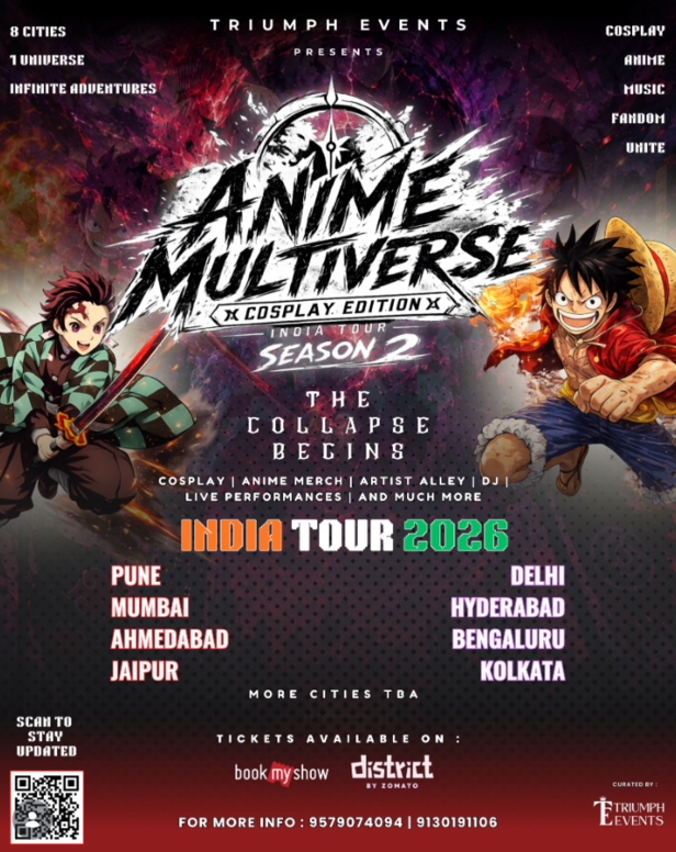 Calling all otakus: If anime is more than just a hobby and practically your personality, these are the 5 must-visit Indian conventions of 2026 