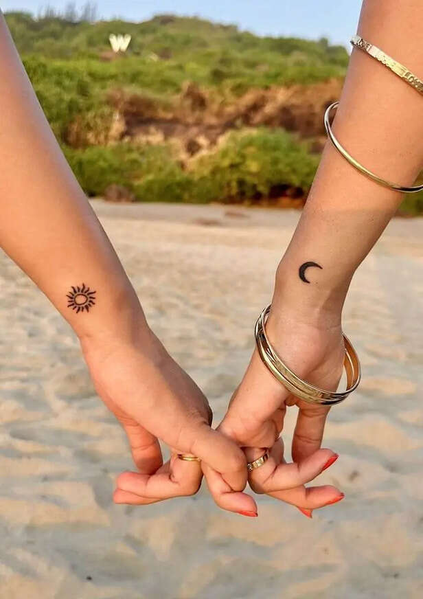 From matching tattoos to ear piercings: How girls are choosing permanent symbols for celebrating friendship