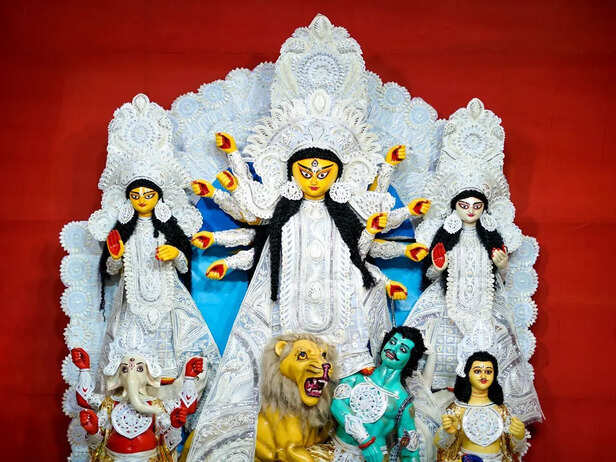 Reciting Devi Kavach Before Worship