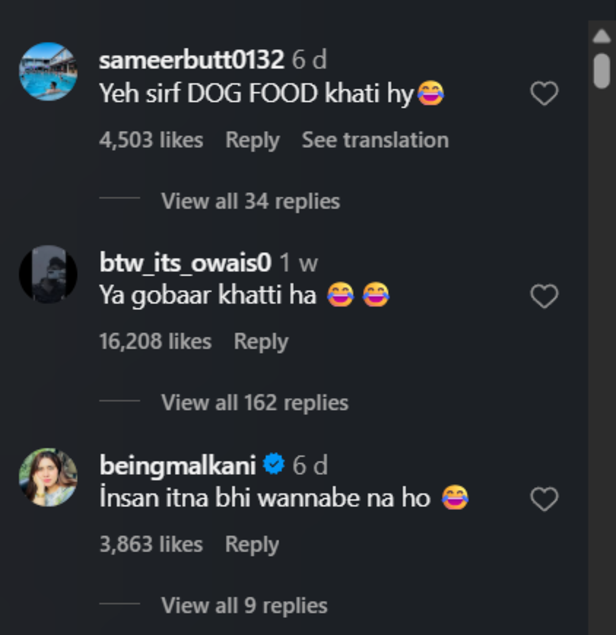 Screenshot taken from Instagram | The clips spread rapidly across Instagram Reels, TikTok and X, where users turned them into memes