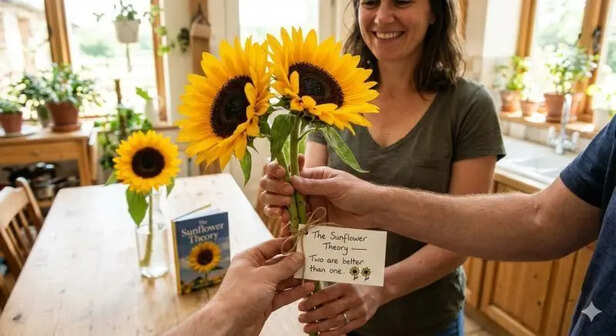 X | The theory suggests that just as sunflowers naturally seek sunlight, people are drawn towards those who make them feel warm, safe, supported, and happy.