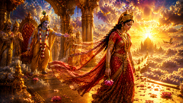 Lakshmi Emerges from the Cosmic Ocean
