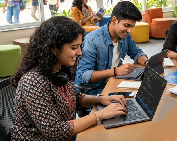 Firefly_Gemini Flash_create Gen Z courses image in indian 4950.png